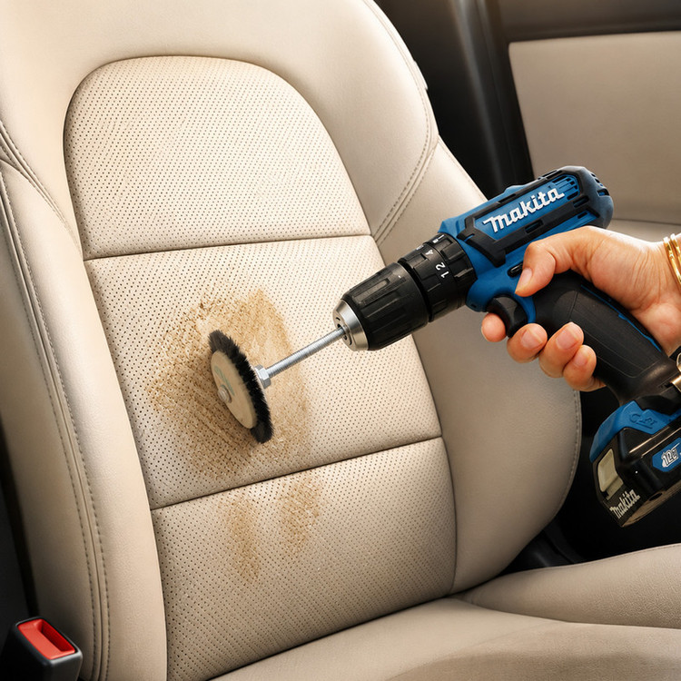فرچه سر دریلی چانگ کینگ مدل چوبی کد C1 سایز 60 میلیمتر