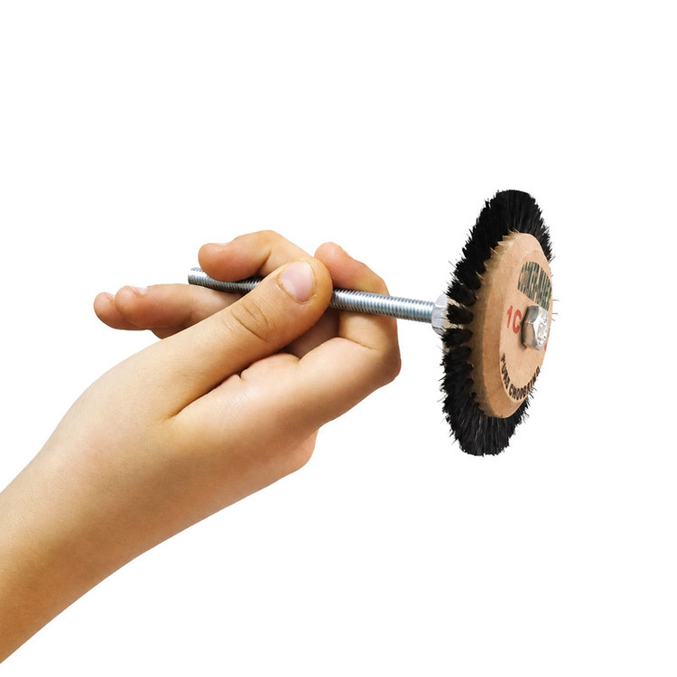 فرچه سر دریلی چانگ کینگ مدل چوبی کد C1 سایز 60 میلیمتر