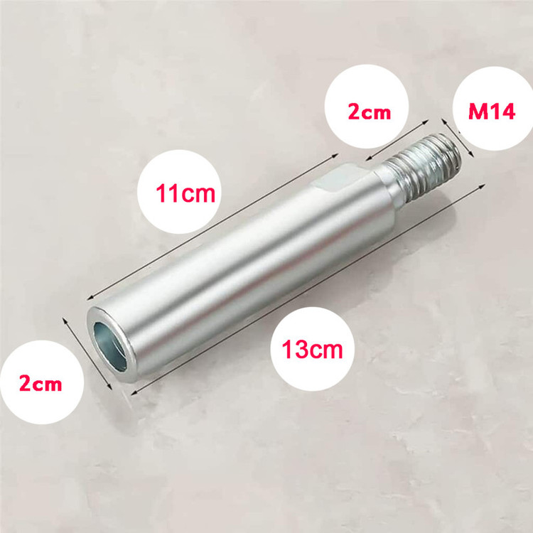 رابط افزایش طول شفت مینی فرز رزوه مدل M14 کد 80mm