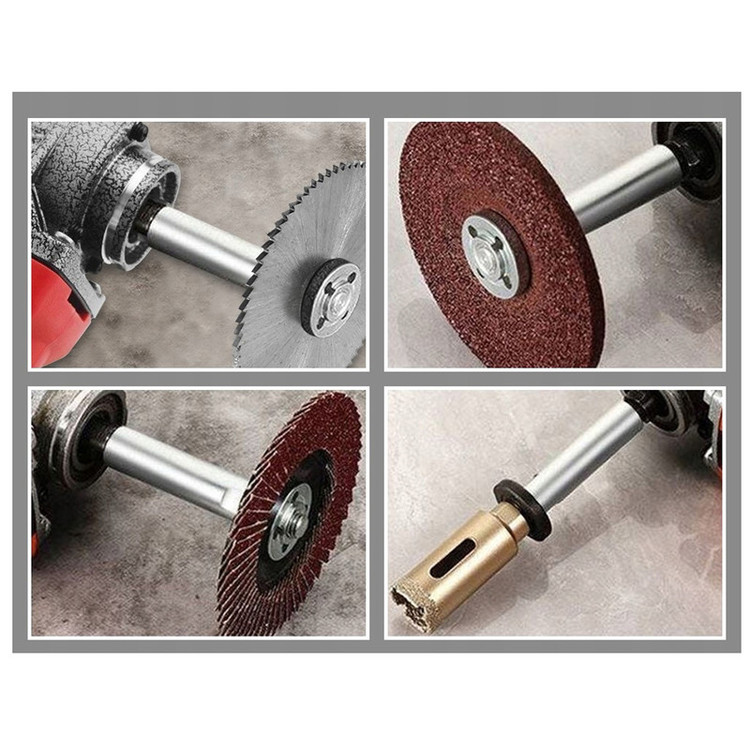 رابط افزایش طول شفت مینی فرز رزوه مدل M14 کد 80mm