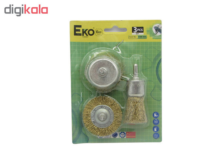 مجموعه 3 عددی فرچه سیمی اکو مدل EWB003