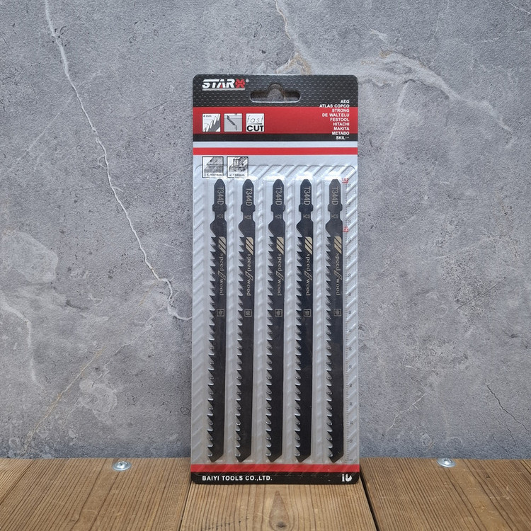 تیغ اره عمودبر چوب استار کد 344 مجموعه 5 عددی