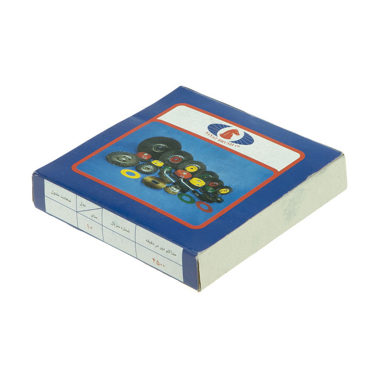 فرچه سیمی تخت صنعت برس مدل 100mm