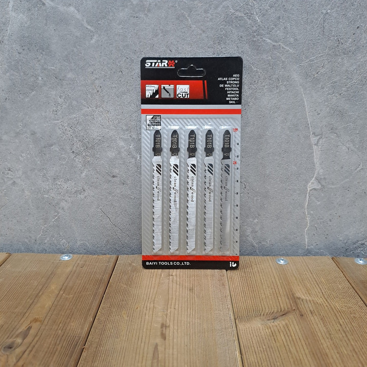 تیغ اره عمود بر ام دی اف استار مدل 10CM-MDF مجموعه 5 عددی