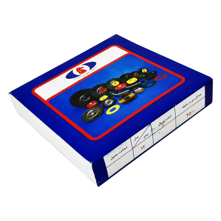 فرچه سیمی تخت صنعت براش مدل AT - 125 سایز 125 میلی متر