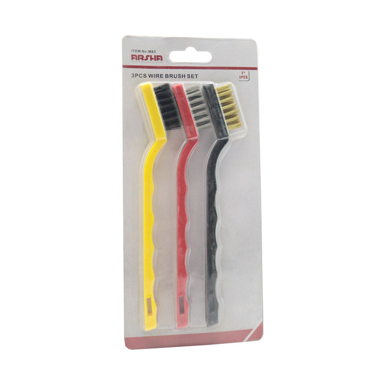 برس سیمی آرشا مدل YP-7INCH-3PCS مجموعه 3 عددی