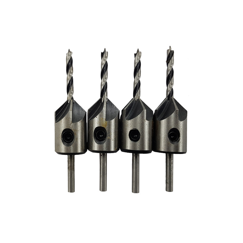 مته خزینه ولف کد WOLF 0306 سایز 3.5 میلیمتر مجموعه 4 عددی