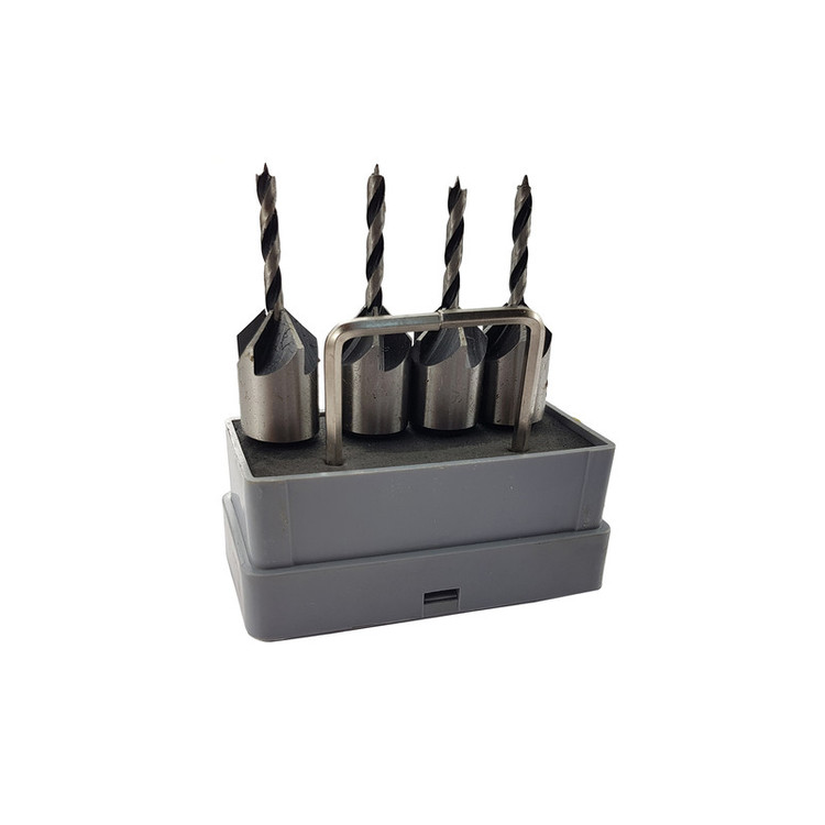 مته خزینه ولف کد WOLF 0306 سایز 3.5 میلیمتر مجموعه 4 عددی