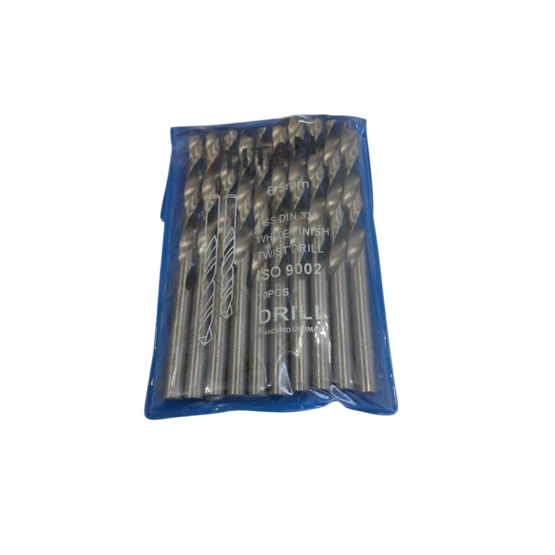 مته آهن کد 06 سایز 6.5 میلی متر بسته 10 عددی