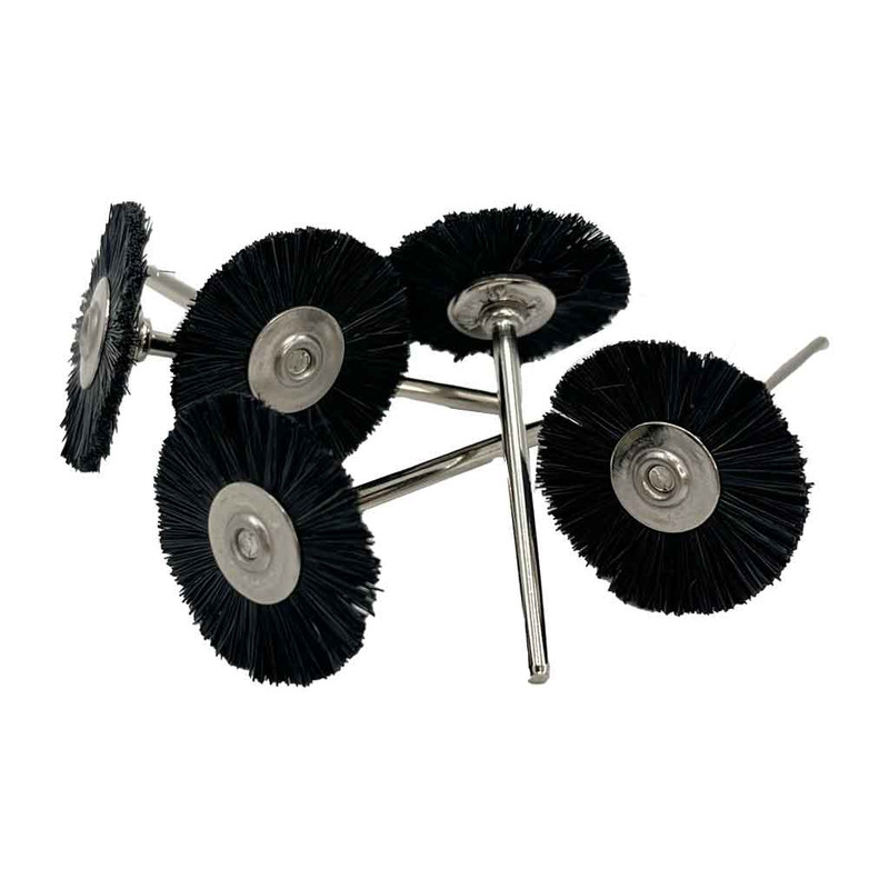 فرچه پلاستیکی مینیاتوری تخت مدل jt-5 مجموعه 5 عددی