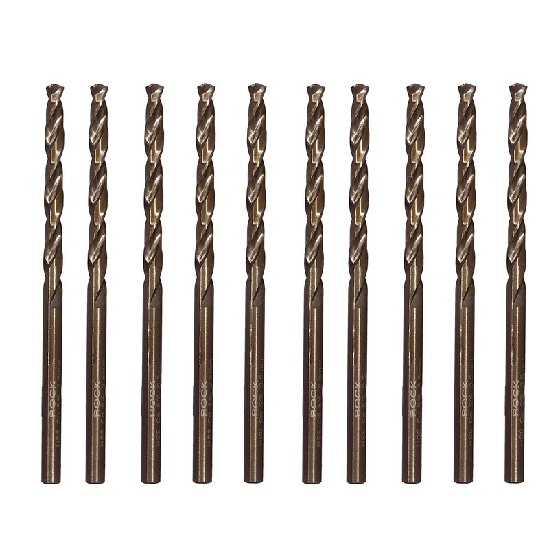 مته فلز کبالت راک مدل ART-RK-3.5mm سایز 3.5 میلی متر مجموعه 10 عددی