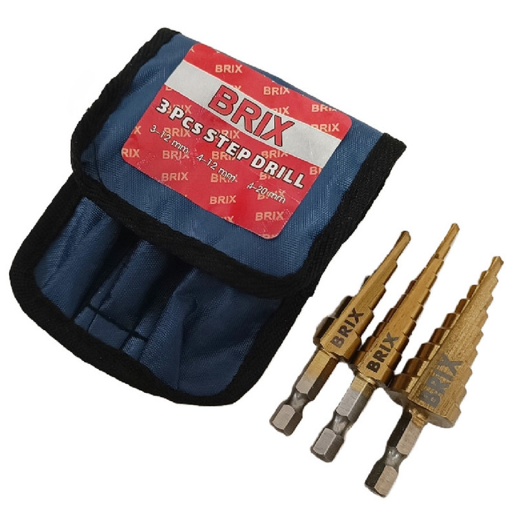 مته کاجی بریکس مدل brix-3 مجموعه 3 عددی