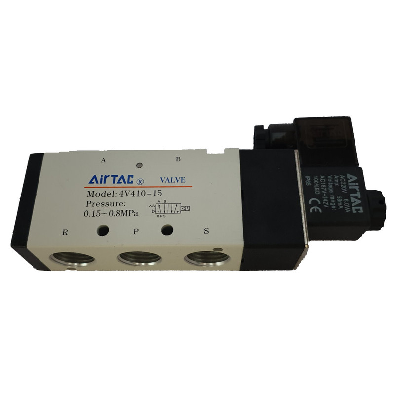 شیر برقی پنوماتیک مدل 4v410-15-220vAc
