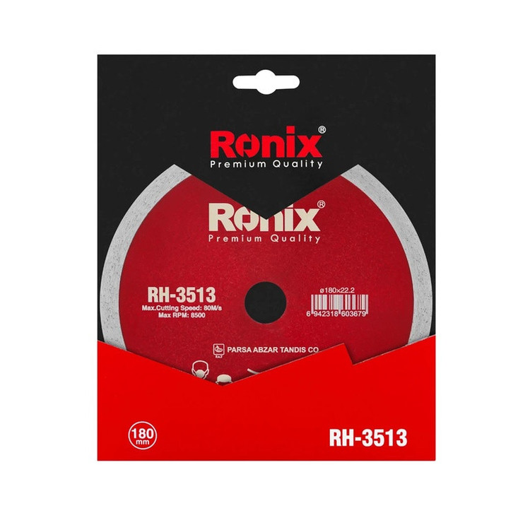 صفحه سرامیک بر رونیکس مدل RH-3513 سایز 180 میلیمتر