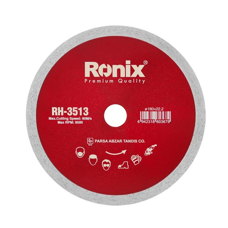 صفحه سرامیک بر رونیکس مدل RH-3513 سایز 180 میلیمتر