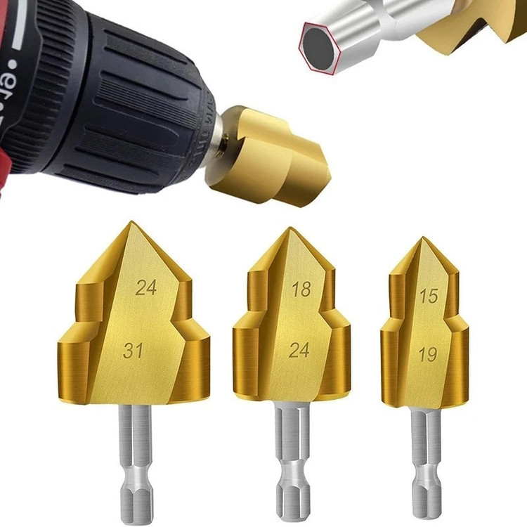 مته کاجی لوله گشاد کن همییر کد M3L003 مجموعه 3 عددی