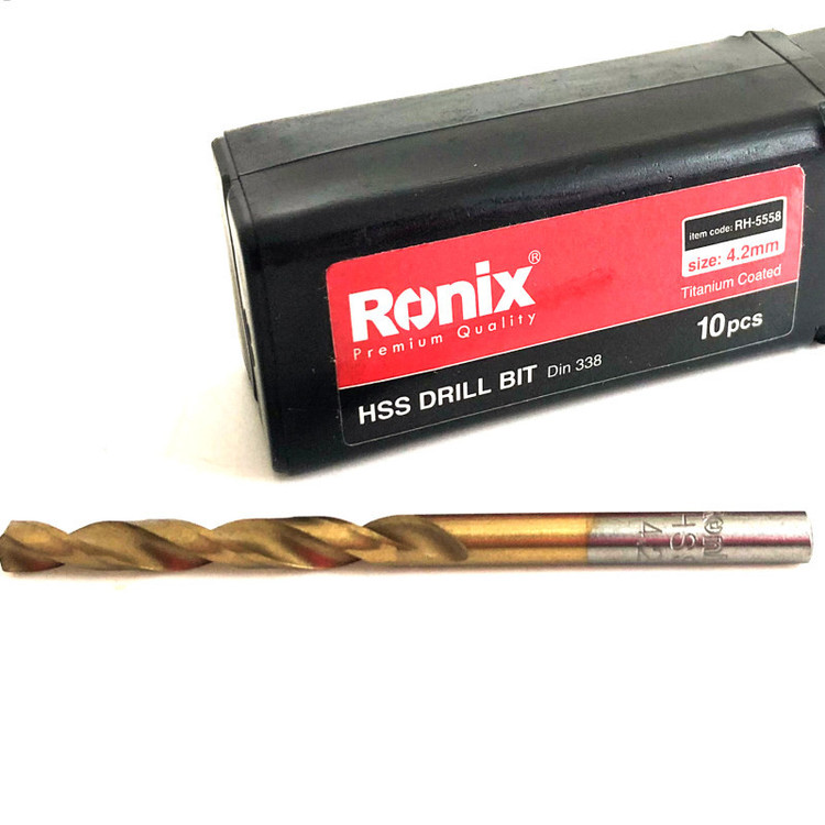 مته آهن رونیکس کد 5558 RH سایز 4.2 میلیمتر بسته 10 عددی