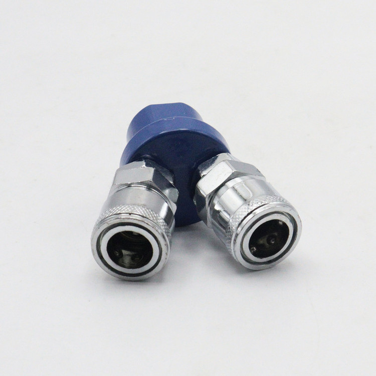 کوپلینگ کوییک کوپلر مدل دو راهی کد YP-2-PASS/6.5CM