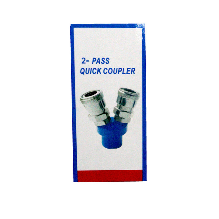 کوپلینگ کوییک کوپلر مدل دو راهی کد YP-2-PASS/6.5CM