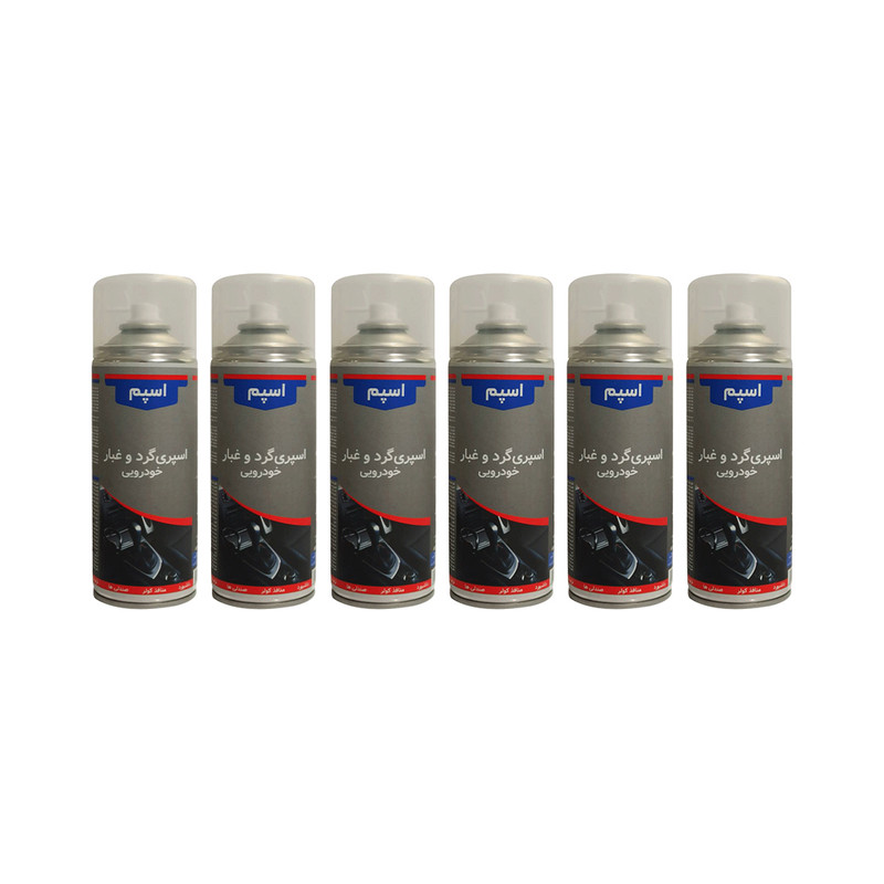 اسپری پاک کننده گردوغبار دوپلیکالر مدل dust6 حجم 400 میلی لیتر مجموعه 6 عددی