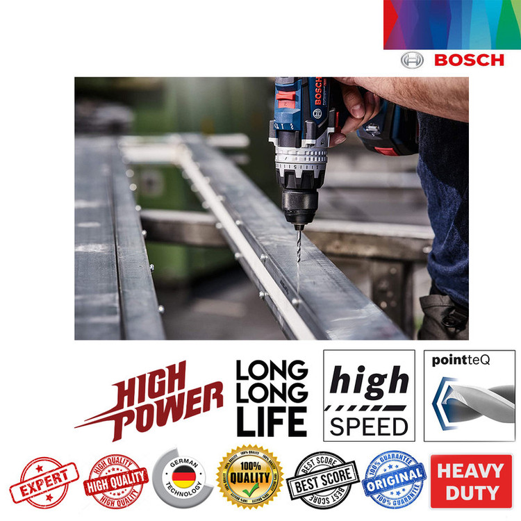 مجموعه 10 عددی مته فلز بوش مدل 5mm