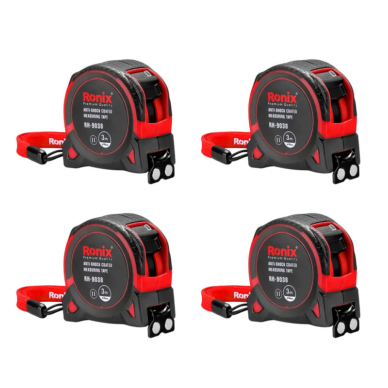 متر 3 متری رونیکس مدل RH-9038 بسته 4 عددی