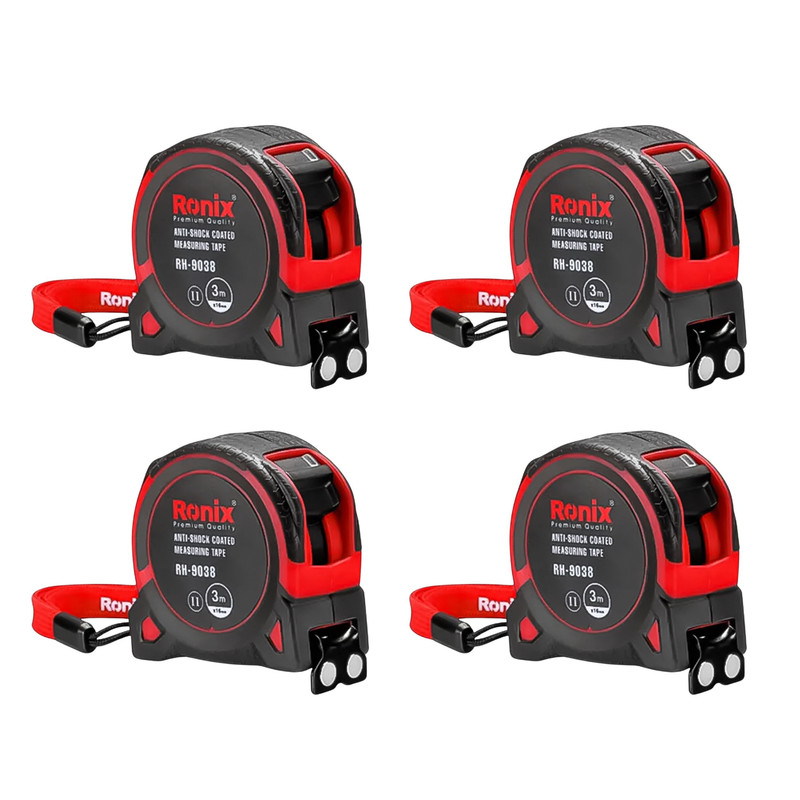 متر 5 متری رونیکس مدل RH-9039 بسته 4 عددی