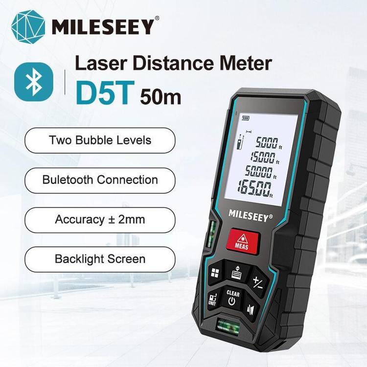 متر لیزری مایلسی مدل D5T-50M