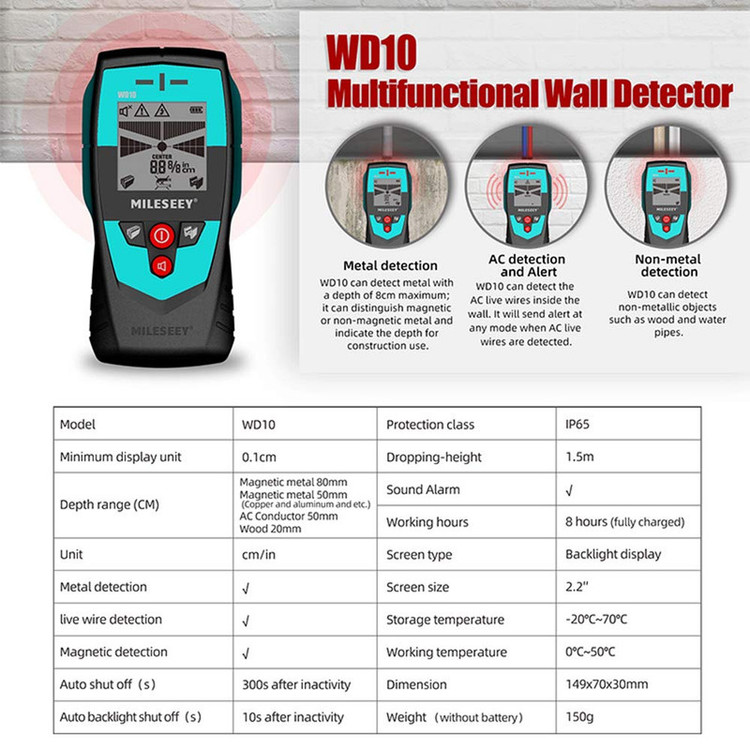 اسکنر دیوار مایلسی مدل WD10