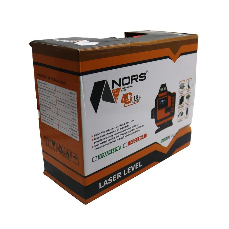 تراز لیزری نورس مدل SMT-NORS-16LINE-4D
