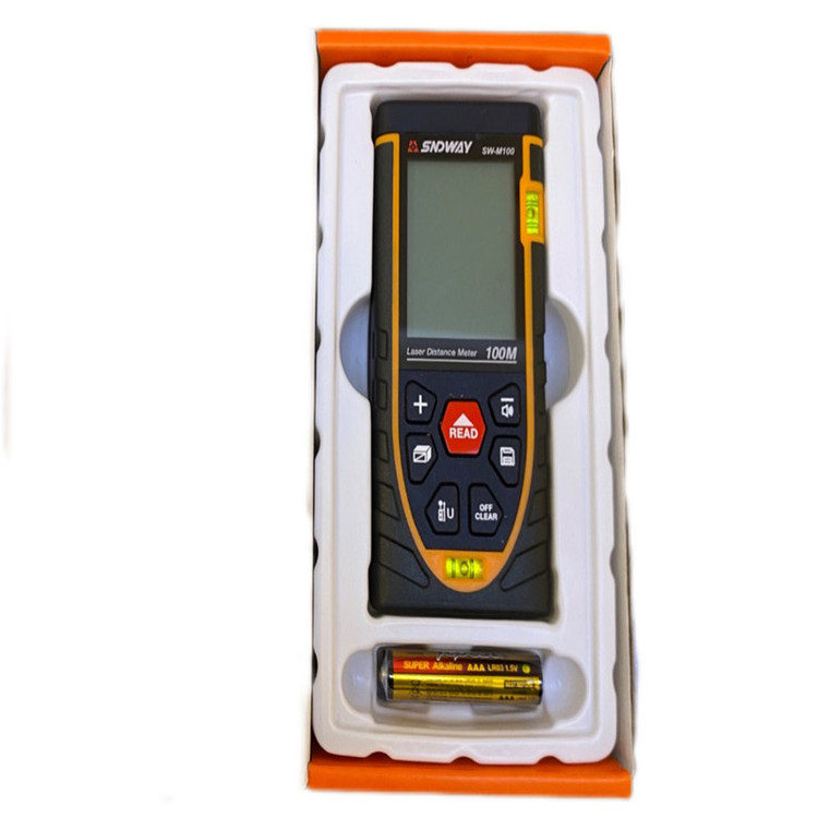 متر لیزری سندوی مدل SW-M100 برد 100 متر