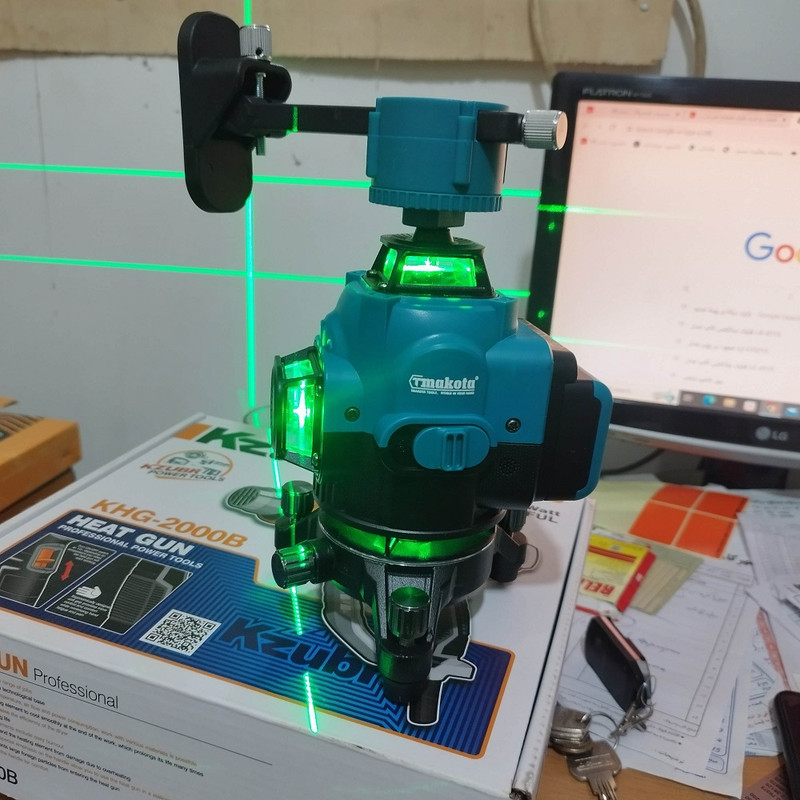 تراز لیزری تی ماکوتا مدل 4 بعدی نور سبز کد TM-4D19WF