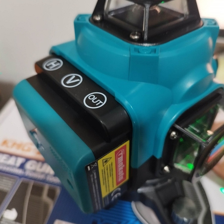 تراز لیزری تی ماکوتا مدل 4 بعدی نور سبز کد TM-4D19WF