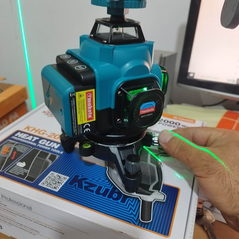 تراز لیزری تی ماکوتا مدل 4 بعدی نور سبز کد TM-4D19WF