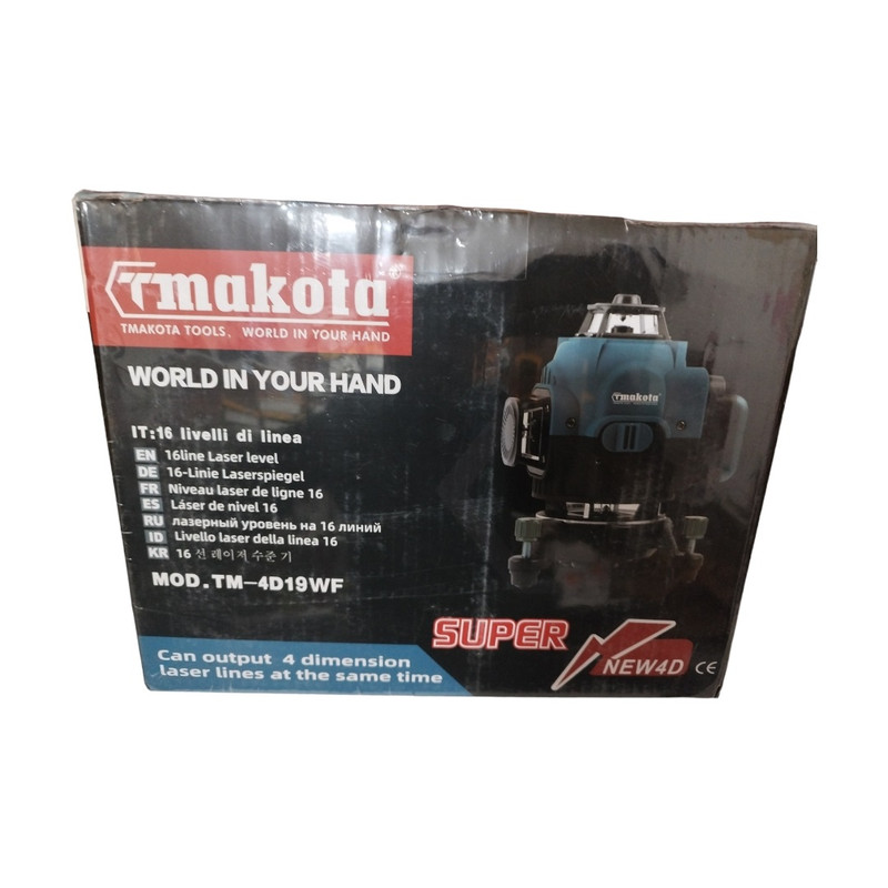 تراز لیزری تی ماکوتا مدل 4 بعدی نور سبز کد TM-4D19WF