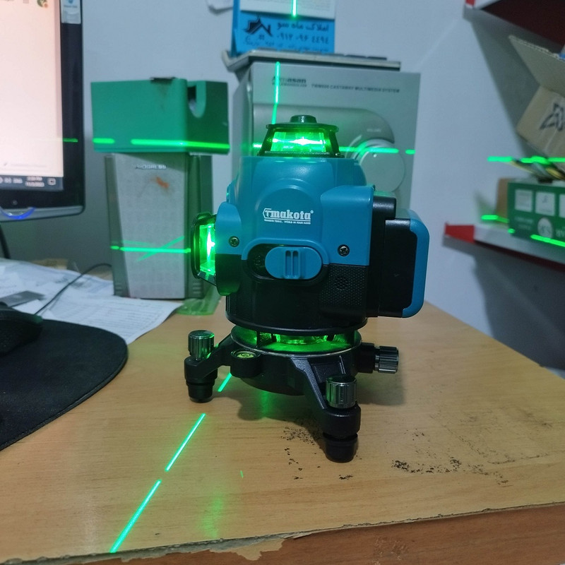 تراز لیزری تی ماکوتا مدل 4 بعدی نور سبز کد TM-4D19WF