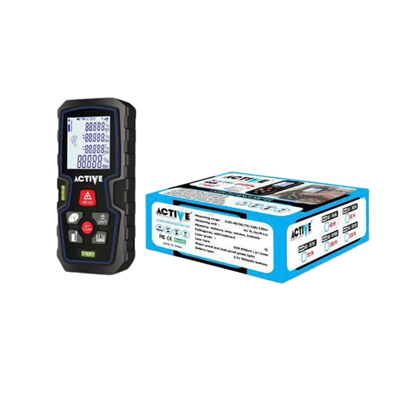 متر لیزری شارژی اکتیو تولز مدل AC-7670L