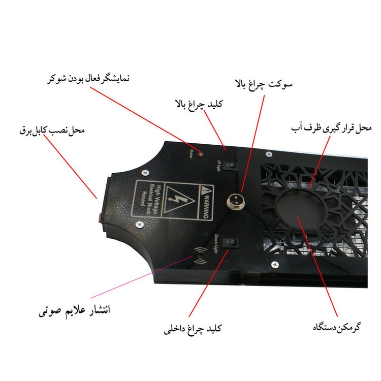 حشره کش برقی مدل تارپادام کد 0186
