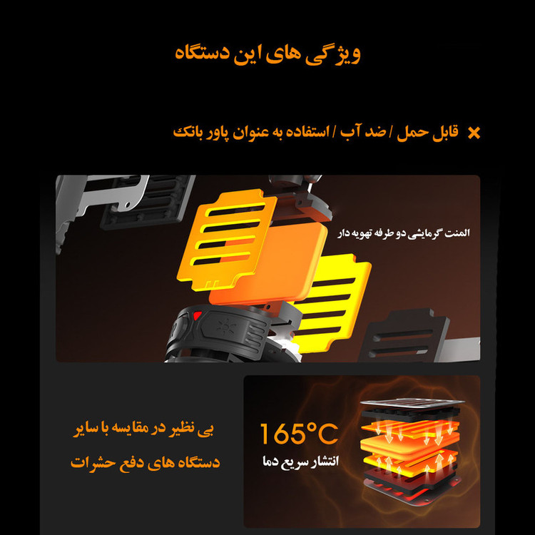 دستگاه دور کننده حشرات مدل هوشمند دوگانه با امواج صوتی و سیستم حرارتی