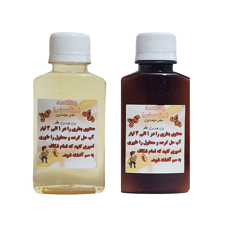 سم ساس دوئل مدل دو قلو حجم 120 میلی لیتر بسته 2 عددی