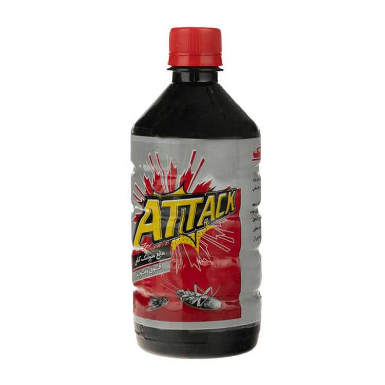 مایع سوسک کش و حشره کش مدل Ghahreman-0.5L-Attack-0.5L حجم 1000 میلی لیتر مجموعه 2 عددی