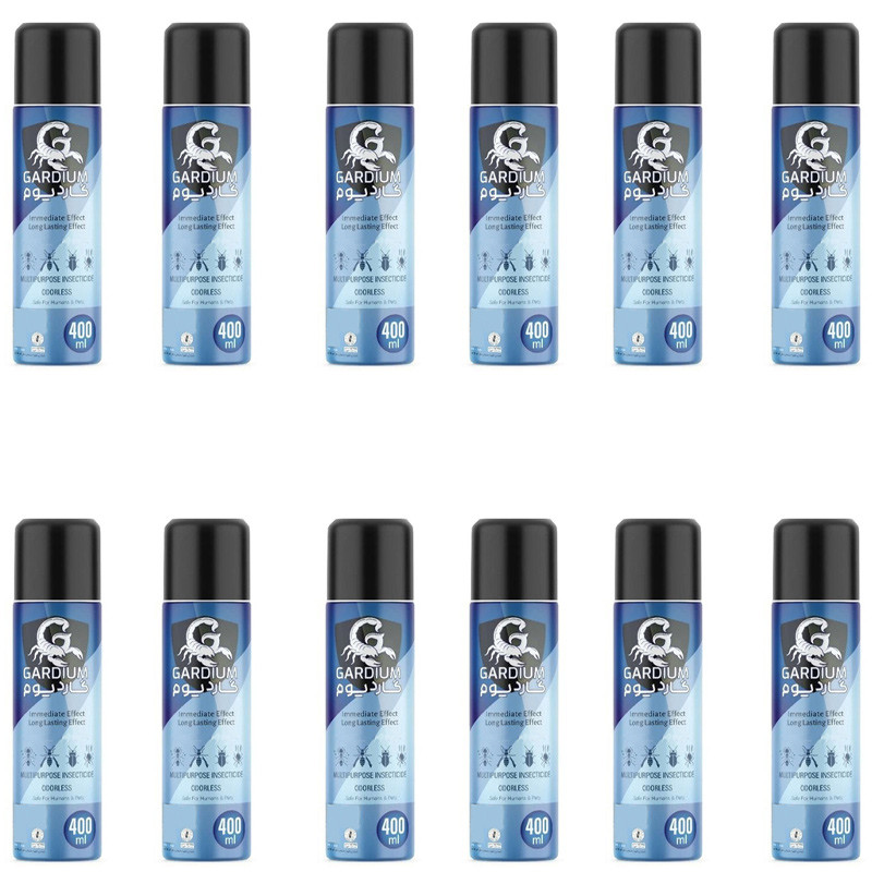 حشره کش گاردیوم مدل AG25 حجم 400 میلی لیتر بسته 12 عددی