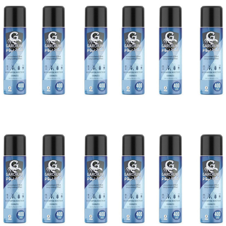 حشره کش گاردیوم مدل AG25 حجم 400 میلی لیتر بسته 12 عددی