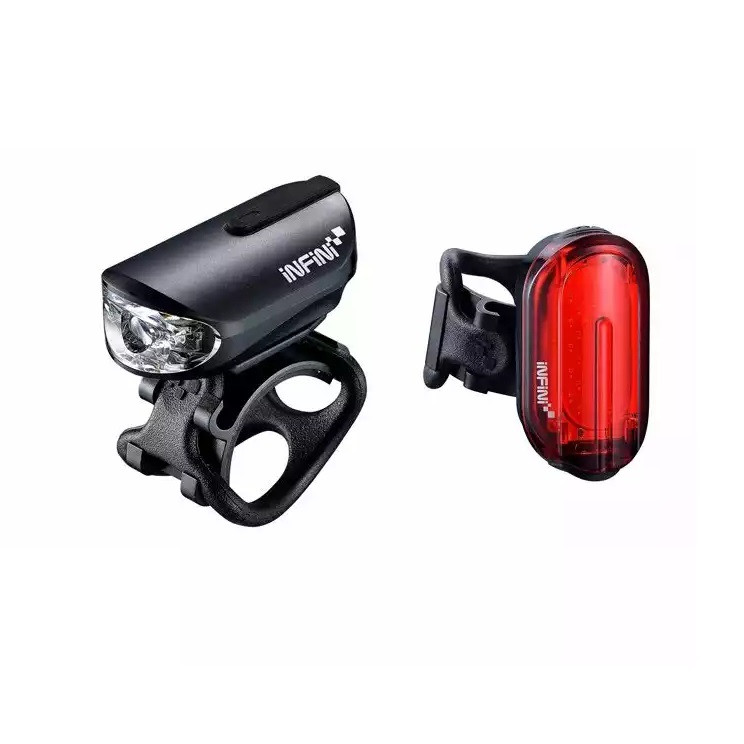 چراغ جلو و عقب دوچرخه اینفینی مدل 150
