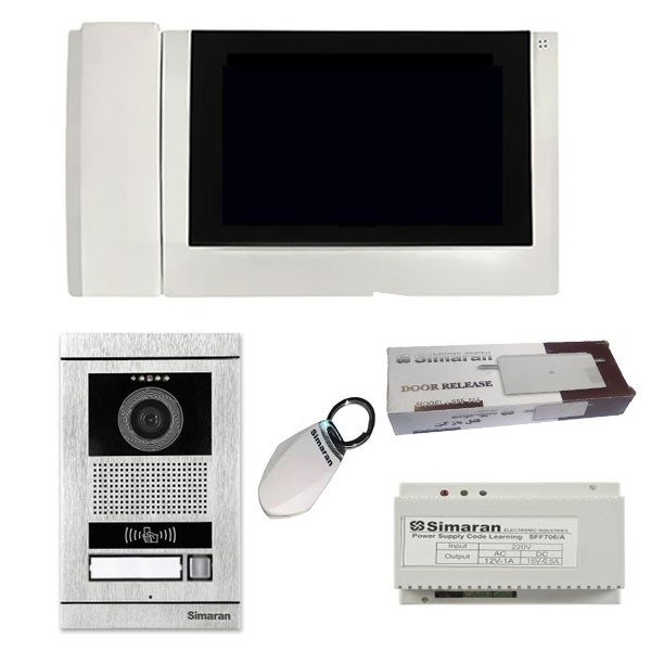 دربازکن تصویری سیماران مدل 78m100wifi مجموعه 4 عددی