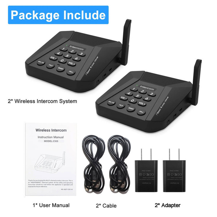 گوشی ارتباط داخلی مدل CI05 مجموعه 2 عددی