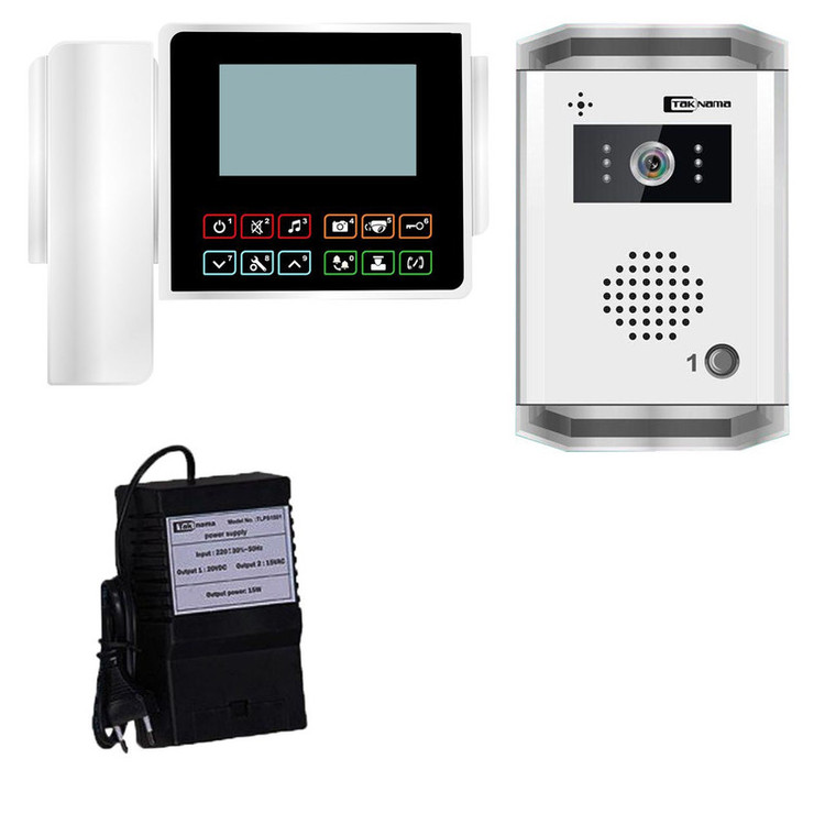 درب بازکن تصویری تک نما مدل C43-1V مجموعه ۲ عددی