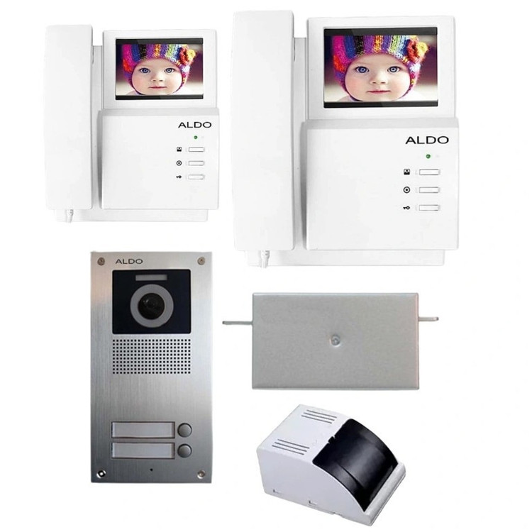 دربازکن تصویری آلدو مدل AL-NUCDxAL-412/2/white
