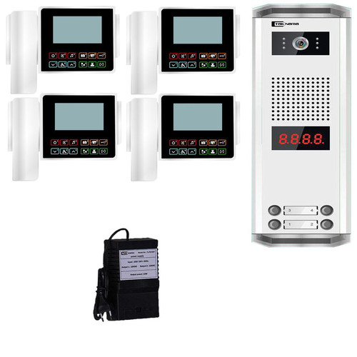 درب بازکن تصویری تک نما مدل C43-4V مجموعه 5 عددی
