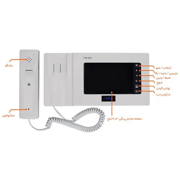 دربازکن تصویری تابا مدل TVD-1035/1860